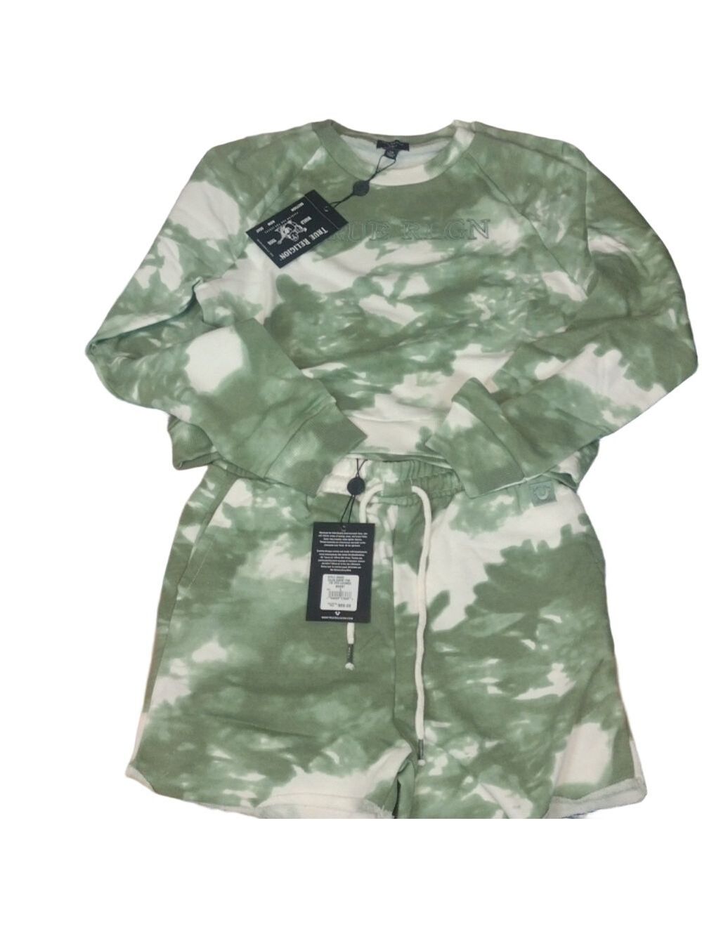True Religion Green Tye Dye Lounge Set Size Large